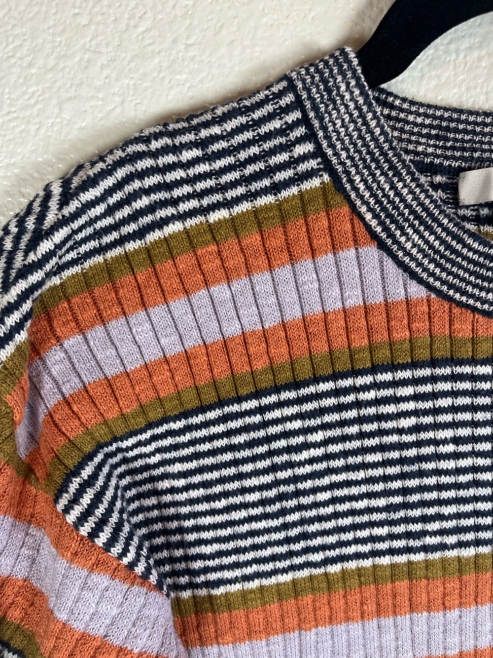 Madewell Striped Three-Quarter-Sleeve Sweater MIDI Dress Women’s XS - Picture 5 of 11